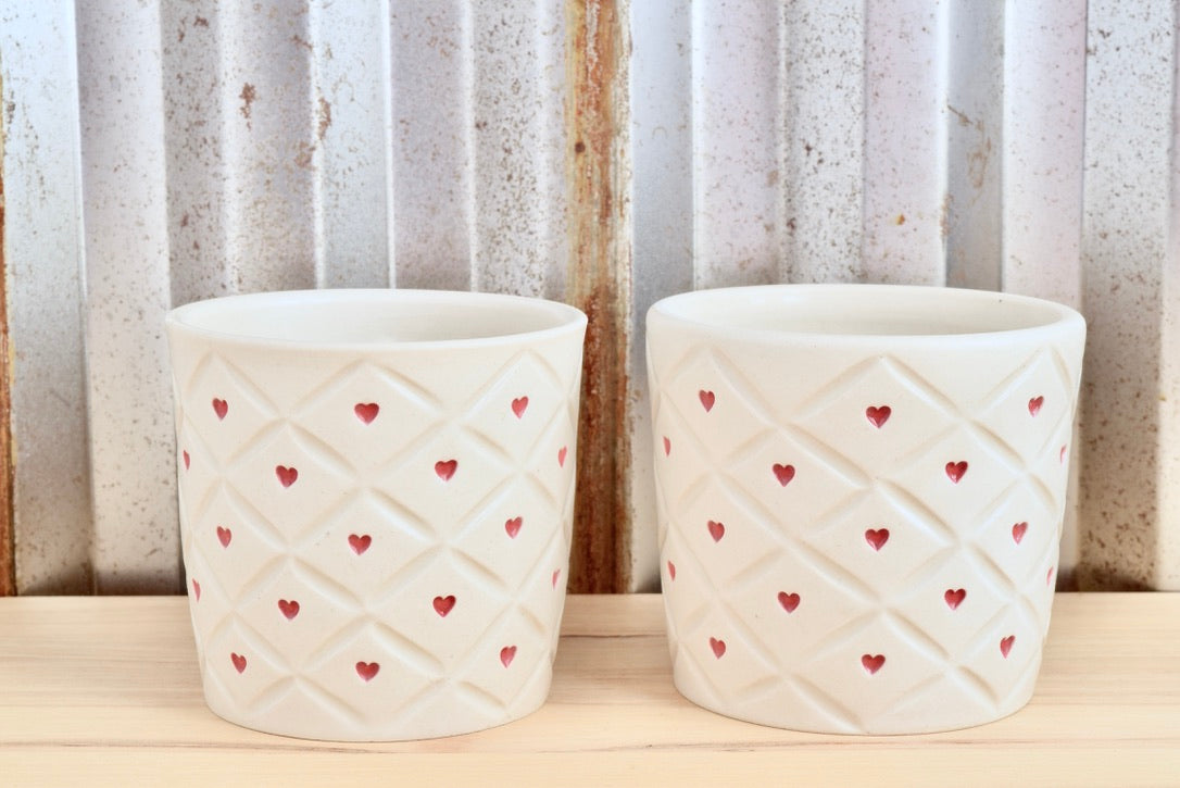 Quilted Heart Sipper