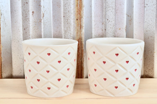 Quilted Heart Sipper