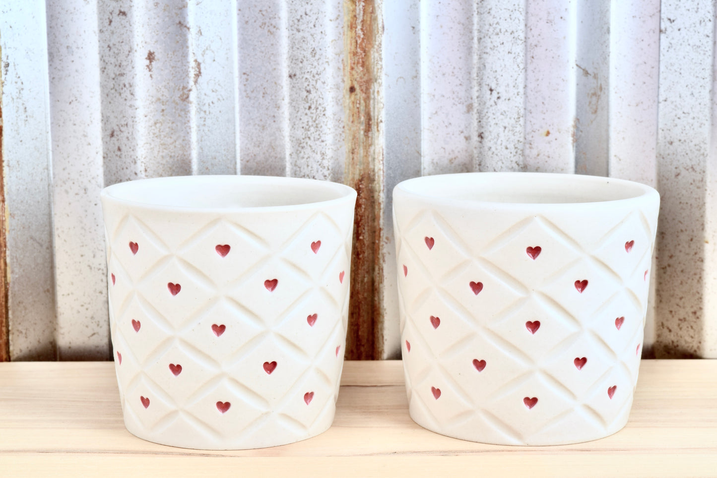 Quilted Heart Sipper