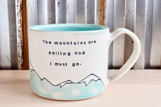 Muir Seafoam Mountains are Calling Sunshine Mug