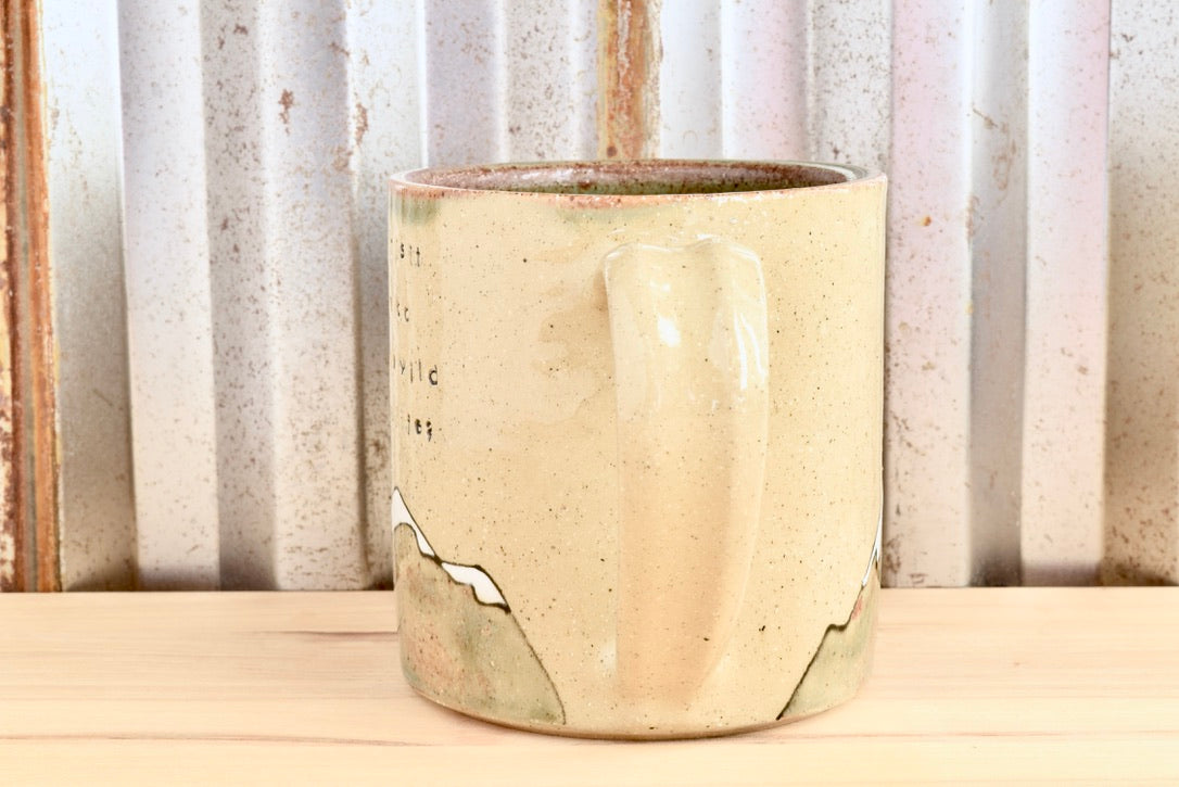 Mary Oliver Heart Mountain Mug