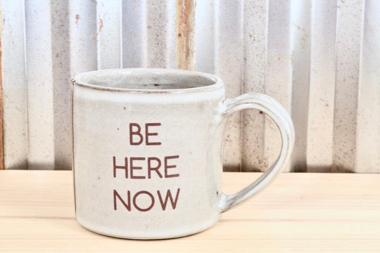DISCOUNTED: Be Here Now Buddha Mug