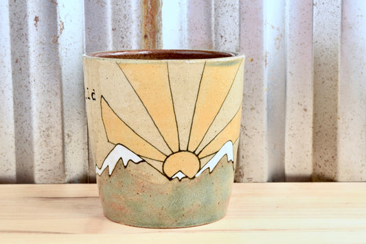 Be Wild Sunrise Mountain Tumbler