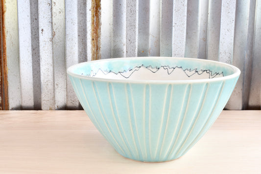 Seafoam Mountain Lover Bowl