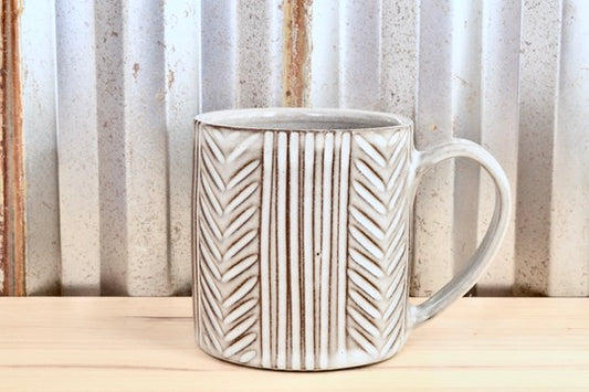 Textured Gratitude Mug
