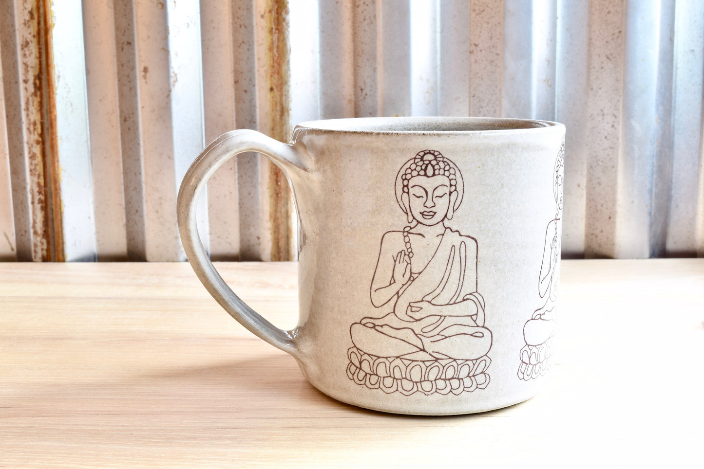 Mary Oliver Buddha Mug