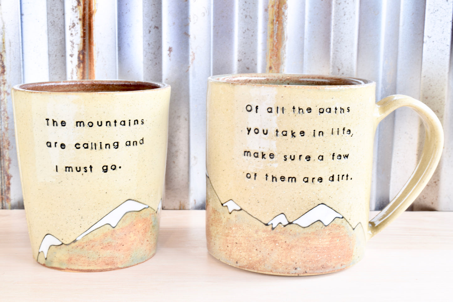 John Muir Hiker Heart Mountain Mug