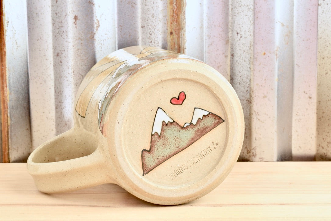 Be Wild Sunrise Mountain Mug