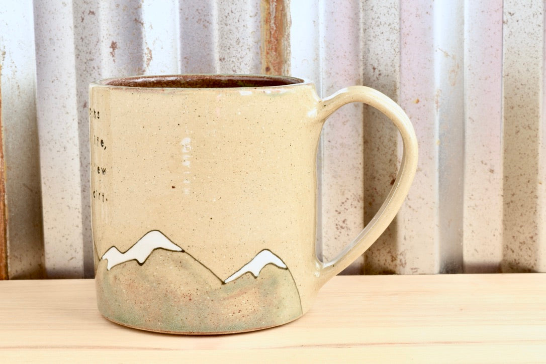 John Muir Hiker Heart Mountain Mug