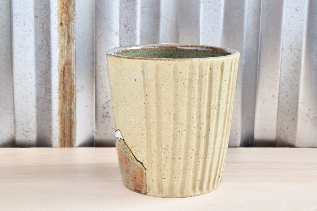 John Muir Hiker Mountain Heart Tumbler