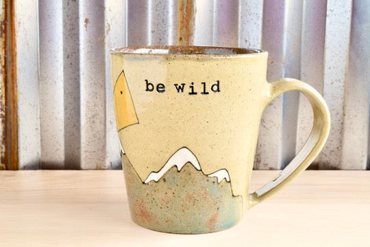 Be Wild Sunrise Mountain Mug