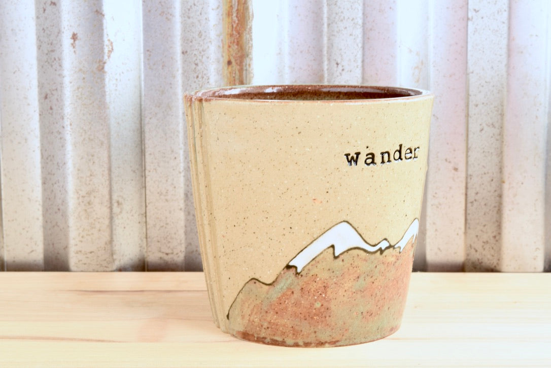 Wander Heart Mountain Tumbler