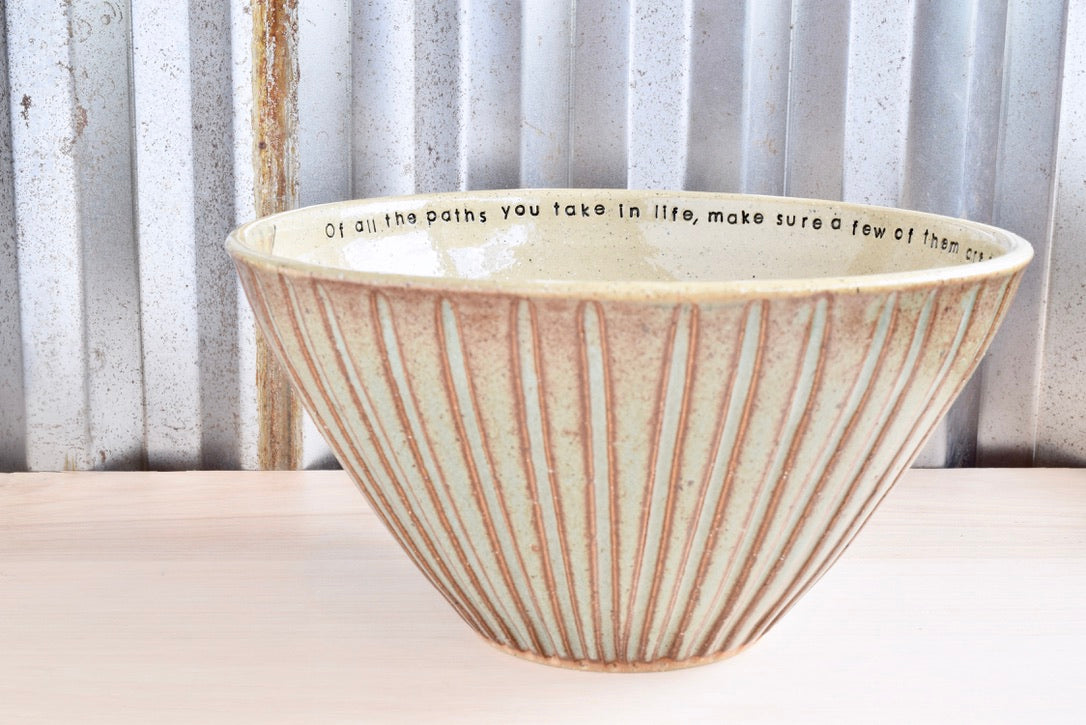 Mary Oliver Mountain Heart Bowl
