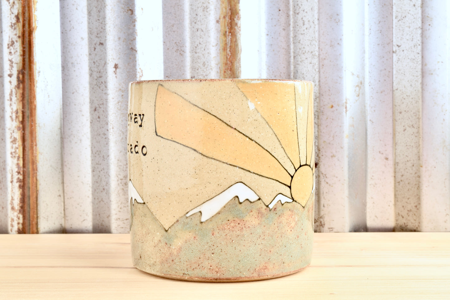 Ridgway Colorado Sunrise Mountain Mug