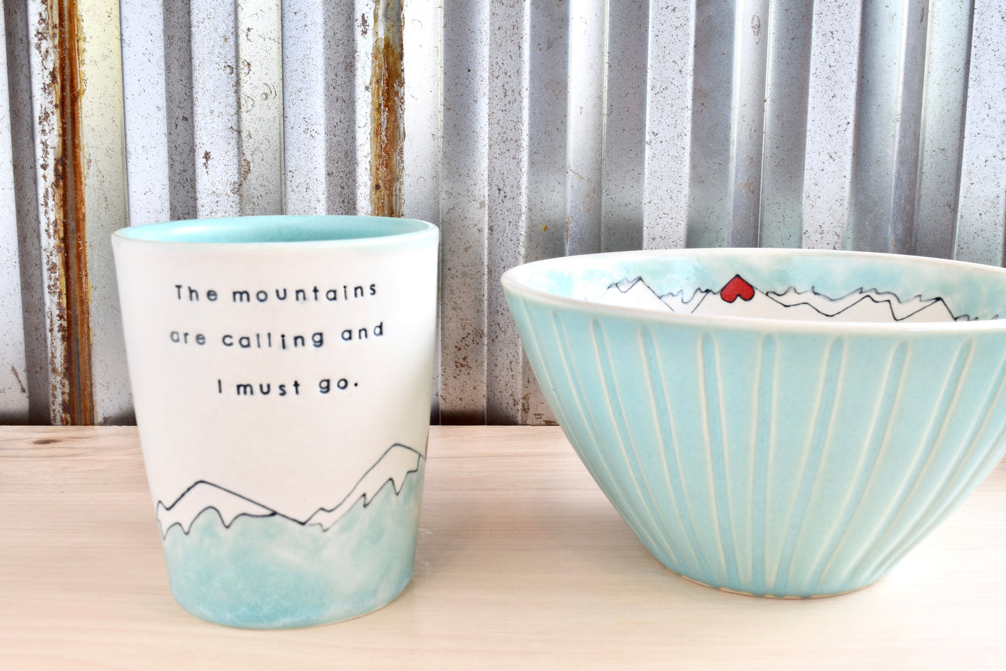 Seafoam Mountain Lover Bowl