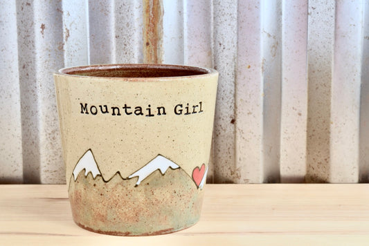 Mountain Girl Heart Tumbler