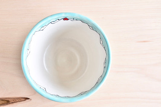 Seafoam Mountain Lover Bowl