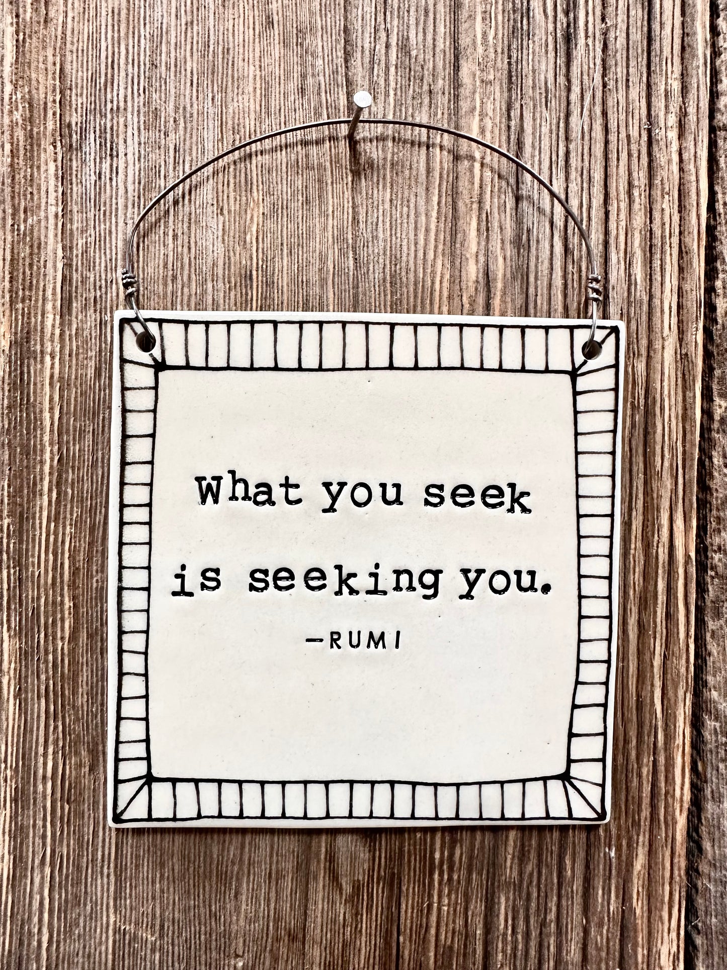 Rumi Wall Plaque