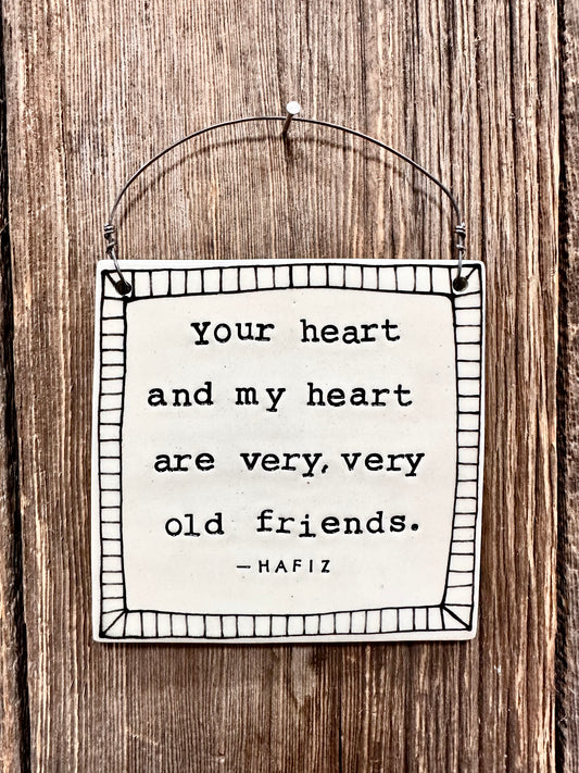 Hafiz BFF Wall Plaque