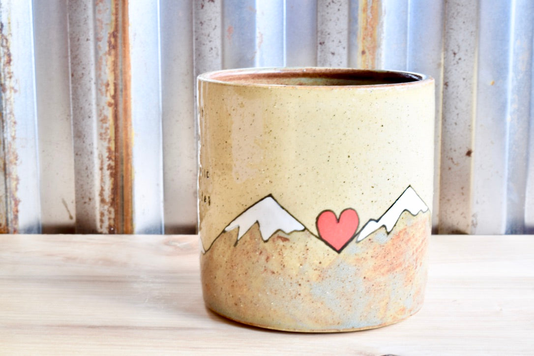 Mary Oliver Heart Mountain Mug