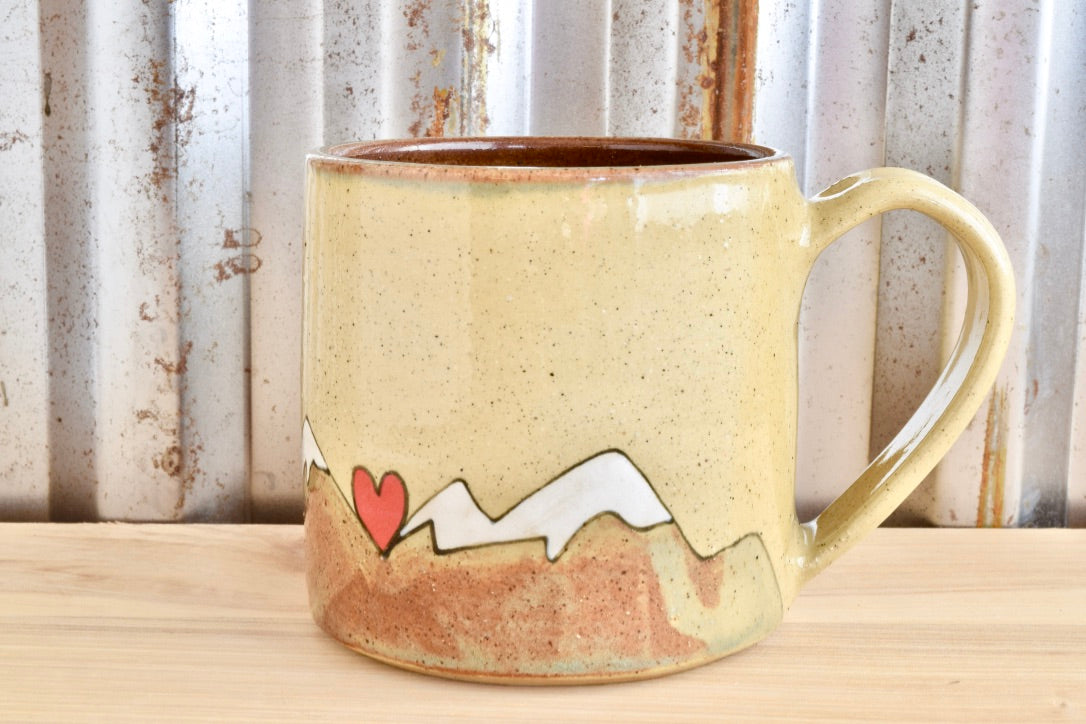 Be Wild Mountain Heart Mug