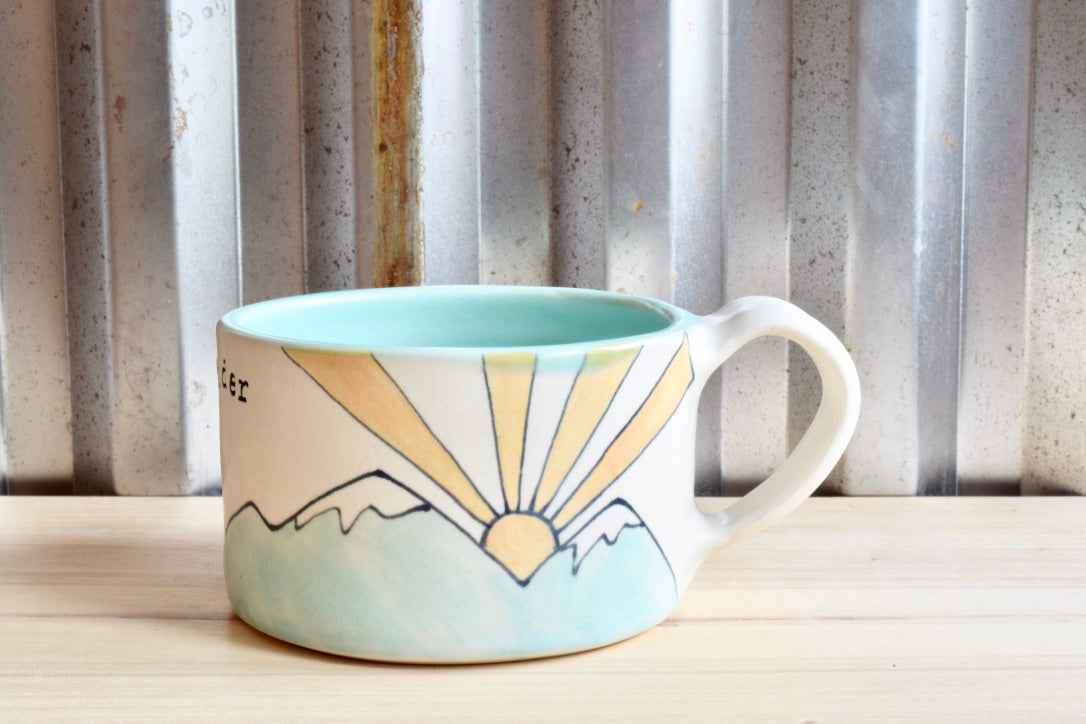 Wander Mountain Sunrise Mug
