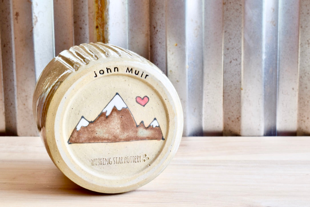 John Muir Mountains are Calling Mountain Love Tumbler