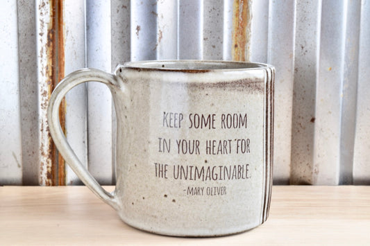 Mary Oliver Sugar Skull Mug