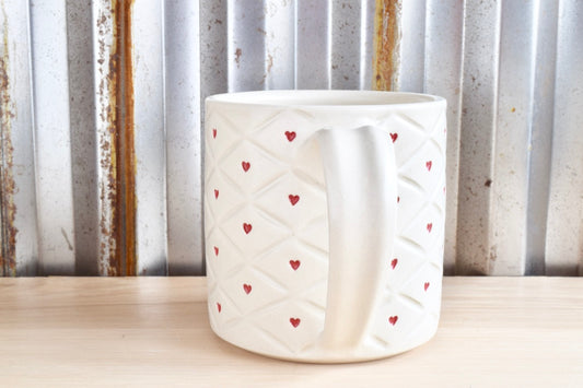 Quilted Heart Mug