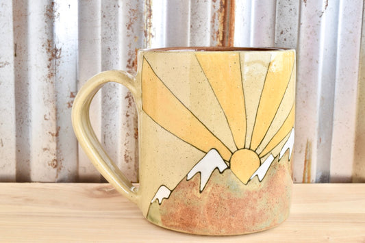 John Muir Find My Soul Sunrise Mountain Mug