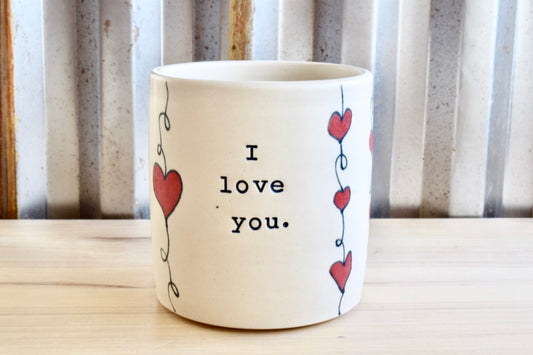 I love you. Heartstring Mug