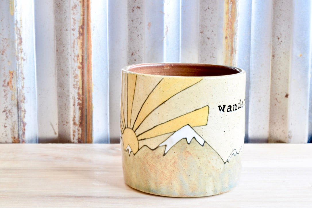 Wander Sunrise Mountain Mug