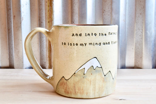 PRE ORDER Sunrise Mountain Mug or Tumbler with Quote