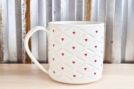 Quilted Heart Mug