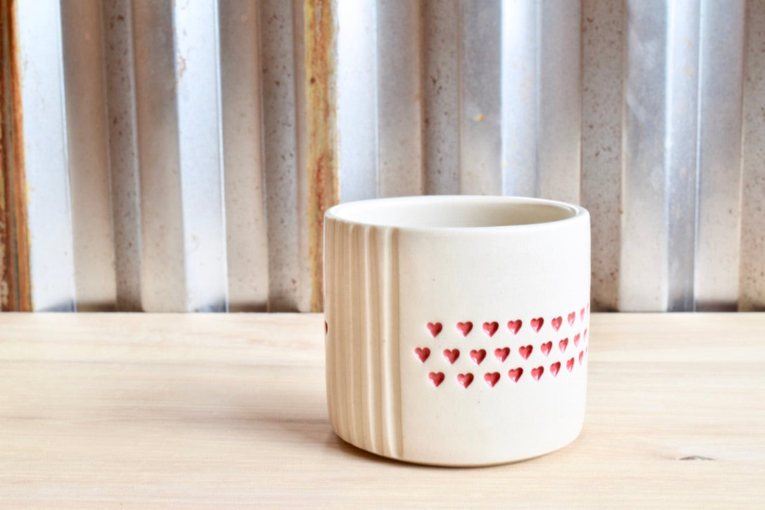 Stamped Heart Sipper