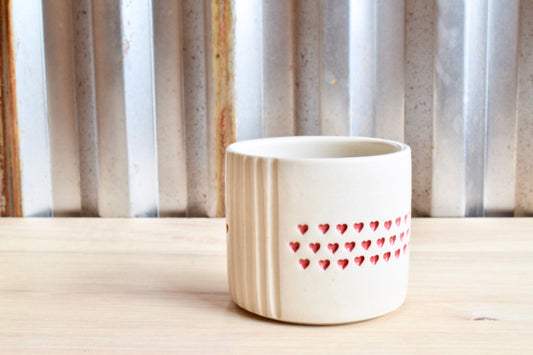 Stamped Heart Sipper