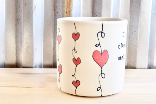 Modern English Heartstring Mug