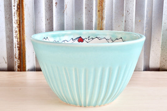 Seafoam Mountain Lover Bowl