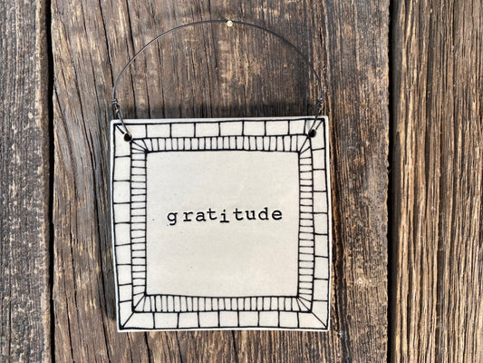Gratitude Wall Plaque